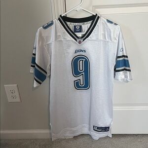 XL Youth Stafford White and Blue Sports Jersey